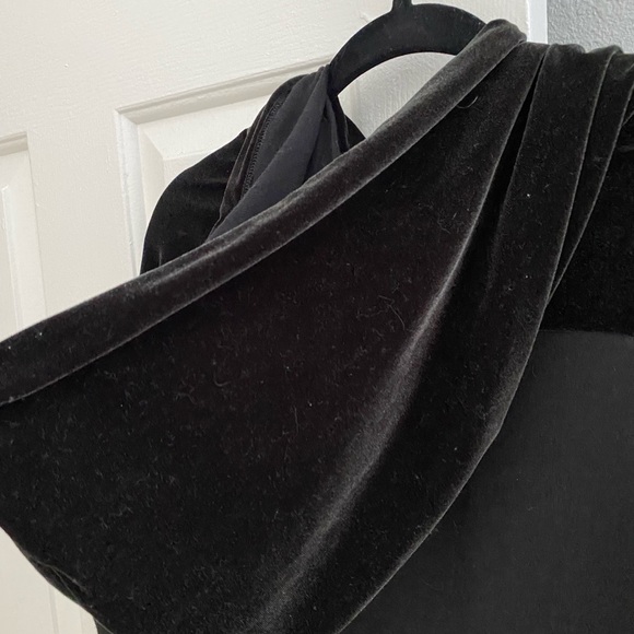 PINK VS Suede lined Hooded Sweater Pant Set Black XS - Picture 5 of 12